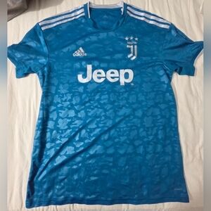 JUVENTUS ADIDAS 2019/20 THIRD KIT BLUE JERSEY MEN'S L. CLIMALITE